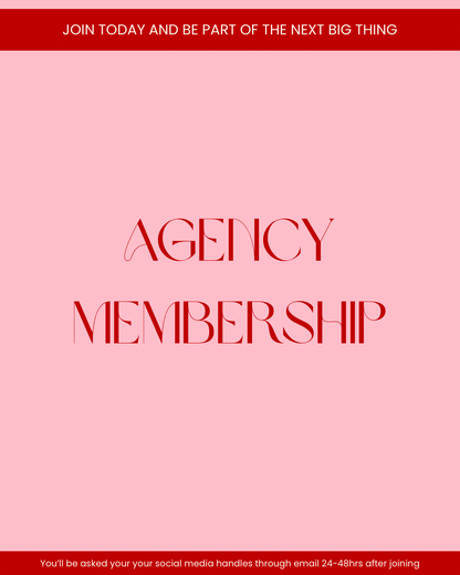 Influencer Agency Membership